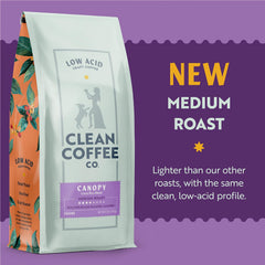 Clean Coffee Co ground close-up texture highlighting even grind for smooth brew