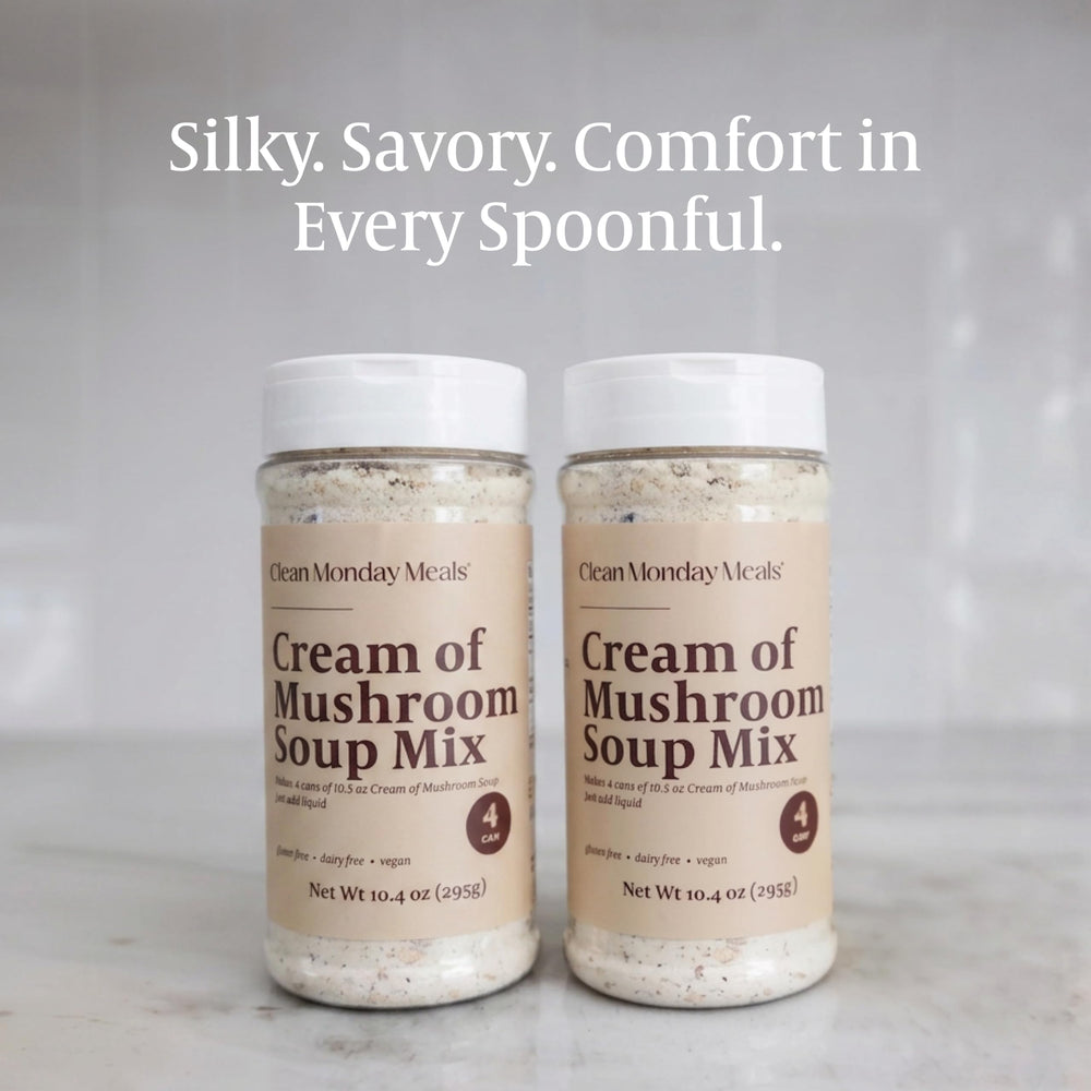 Clean Monday Meals open jar with powder texture ready to mix quickly