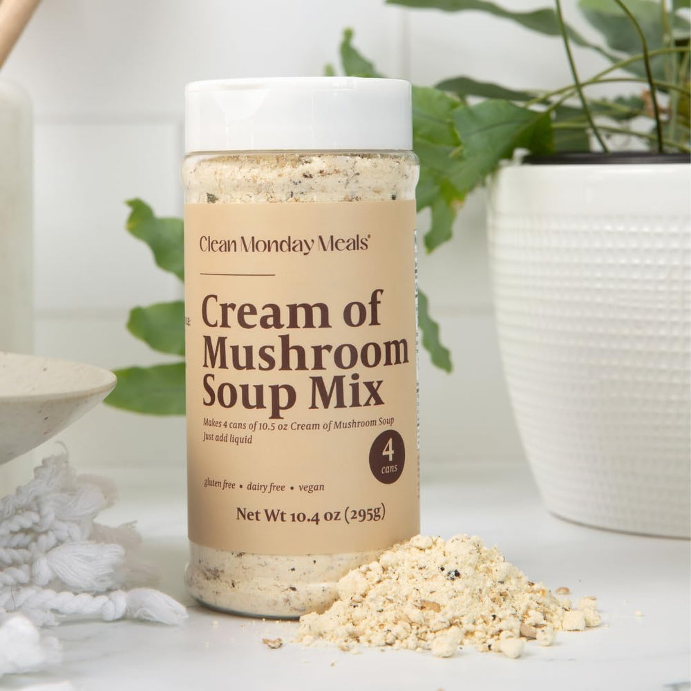 Clean Monday Meals pouring mix into saucepan demonstrating quick meal preparation