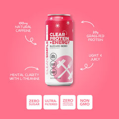 Clean Simple Eats athlete holding can for performance and on-the-go energy