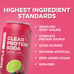 Clean Simple Eats can held in hand showing 16 oz scale and portability benefit