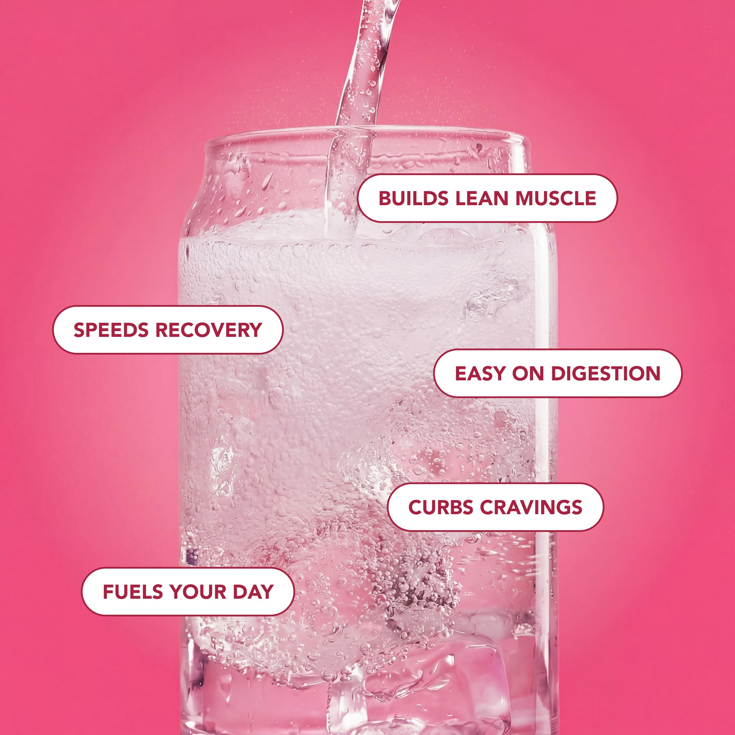 Clean Simple Eats Cherry Lime poured in glass illustrating clarity and effervescence