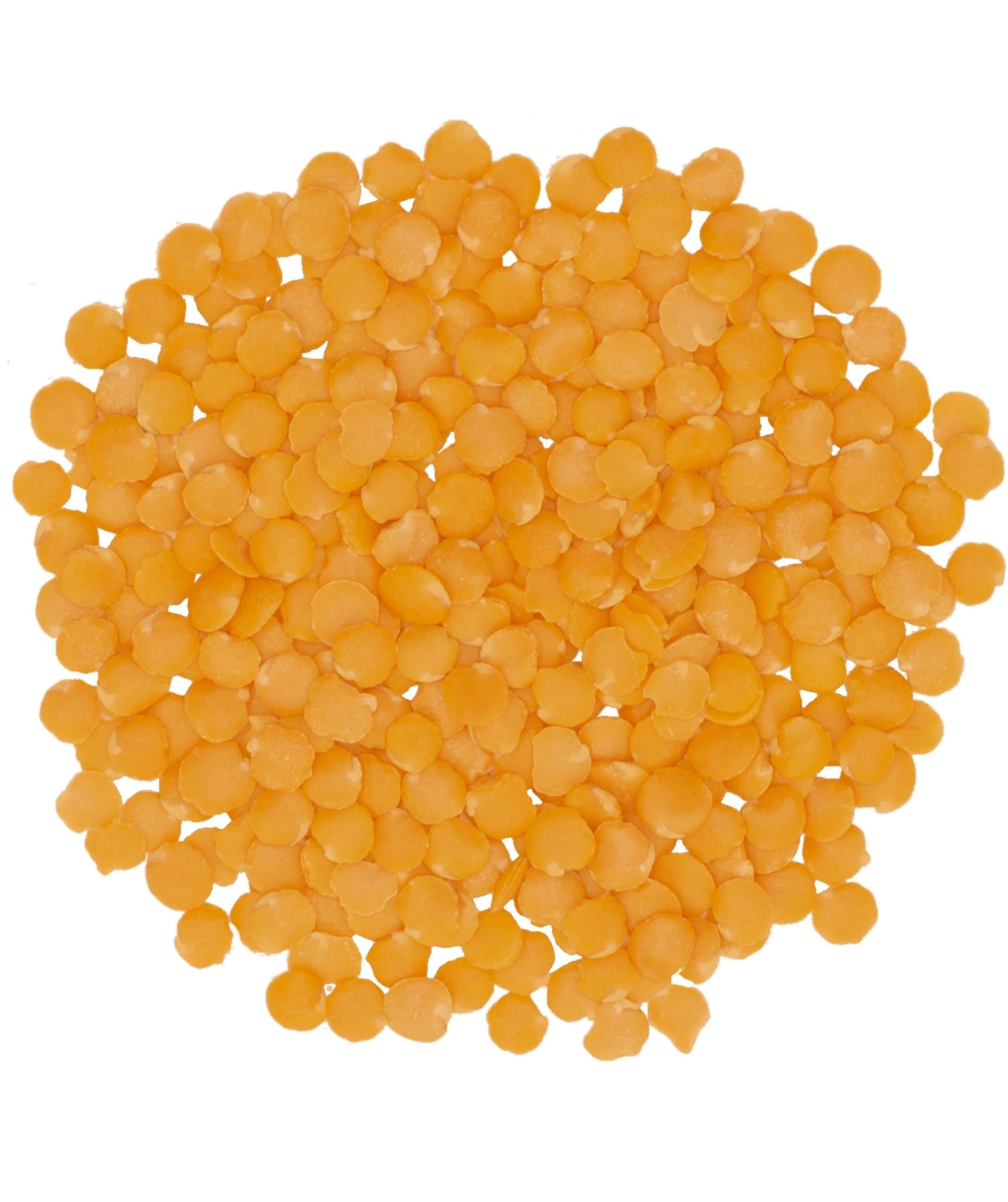 CLEAR CREEK close-up of red lentil texture showing quick-cooking benefit