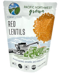 CLEAR CREEK front packaging showing 1 lb bag and certifications for reassurance