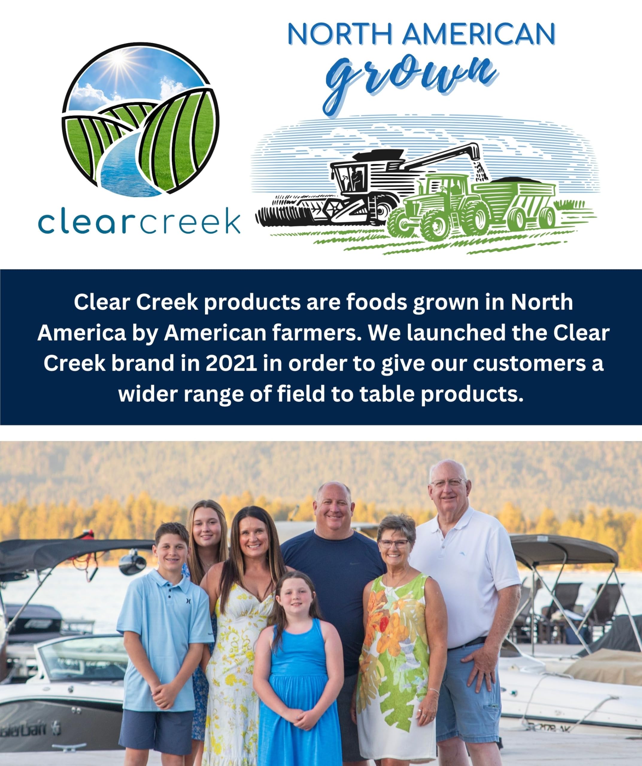 CLEAR CREEK label with Detox Project and Kosher marks proving certifications