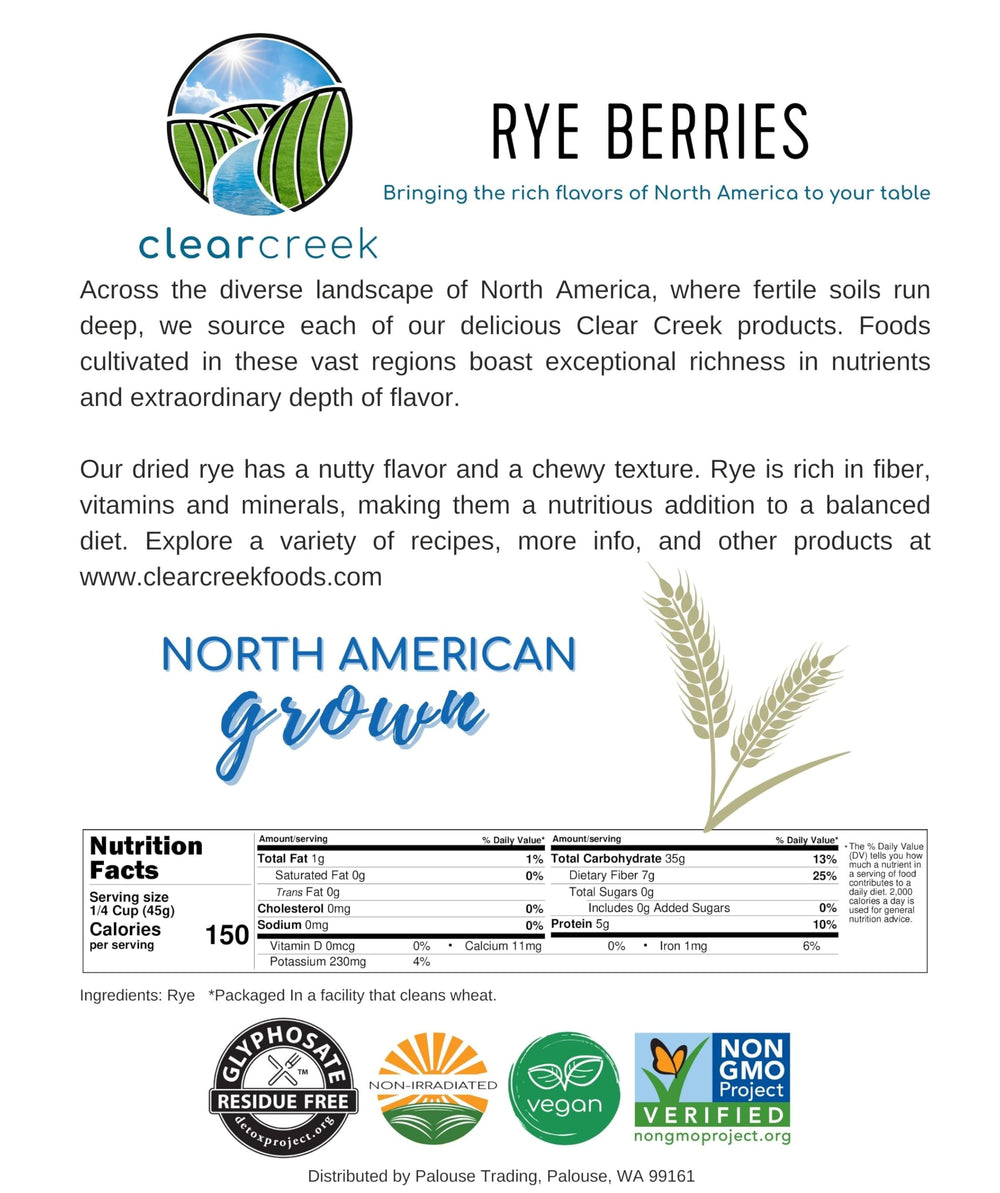 CLEAR CREEK product label with DetoxProject and Non‑GMO seals showing verified testing benefit