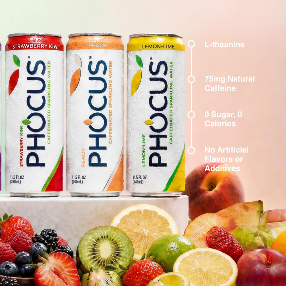 CLEAR CUT PHOCUS mixed flavors arrayed on table, demonstrates variety and choice for different tastes