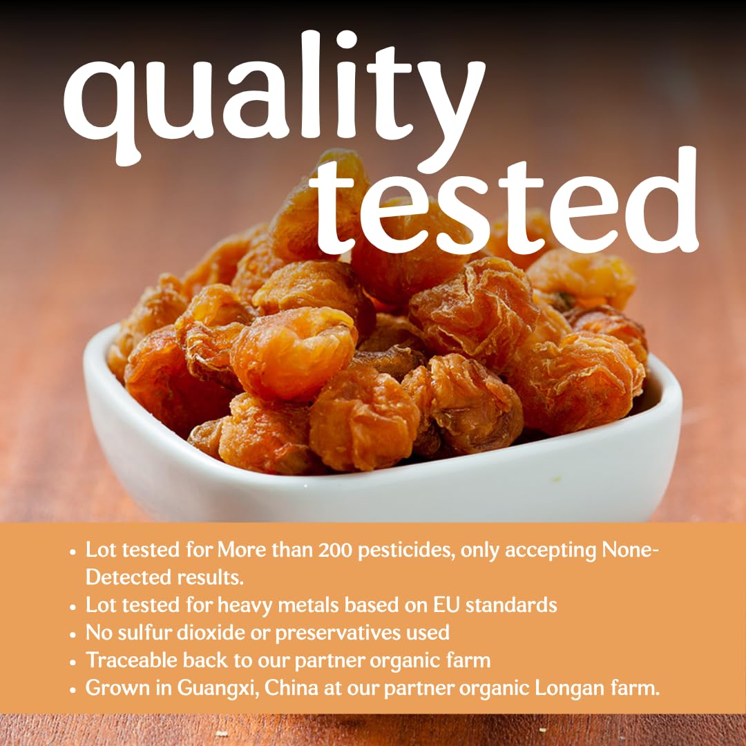 Clear Source brewed longan tea in cup, demonstrates flavorful infusion benefit