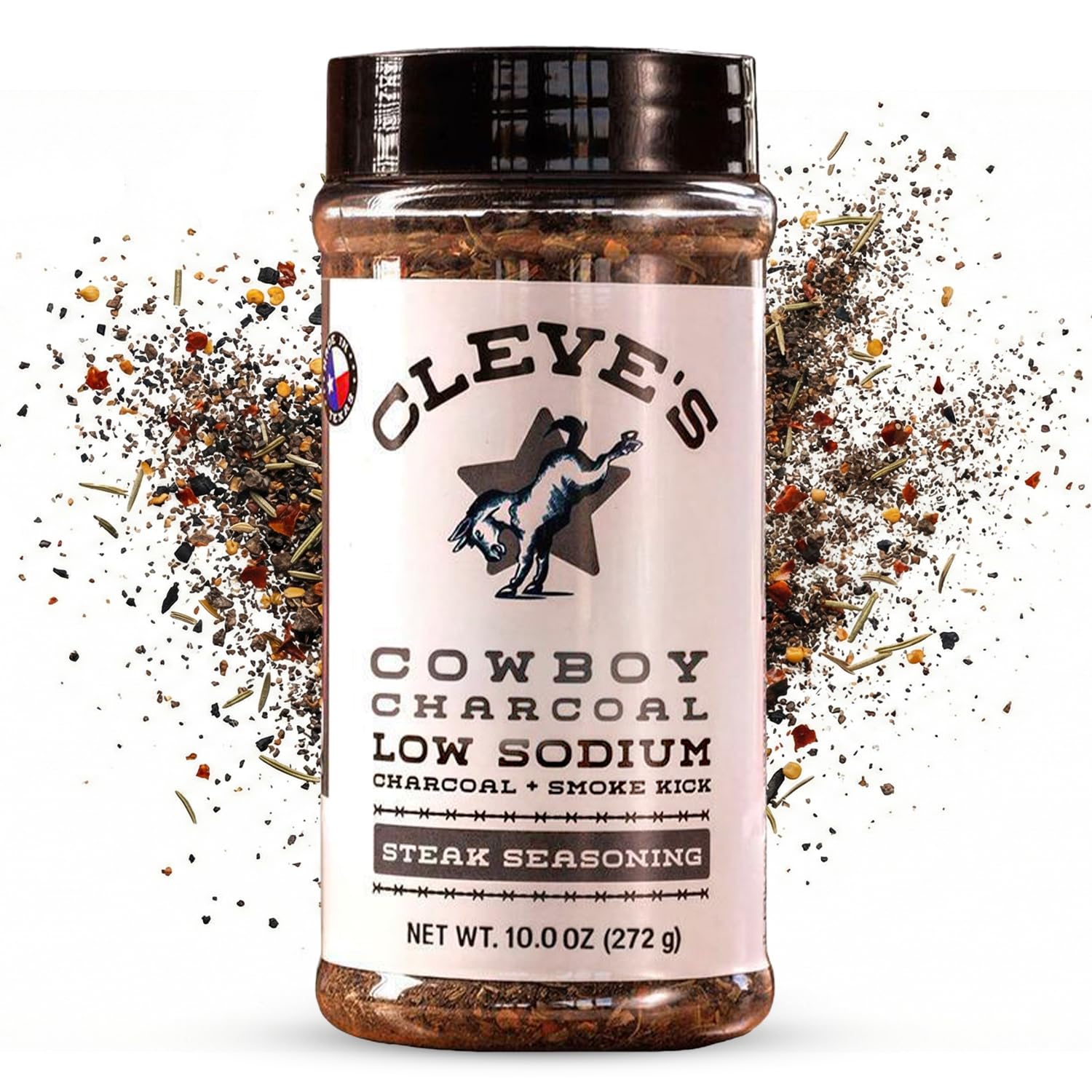 Cleve's Gourmet front label on 10oz bottle showing product identity and bold flavor benefit