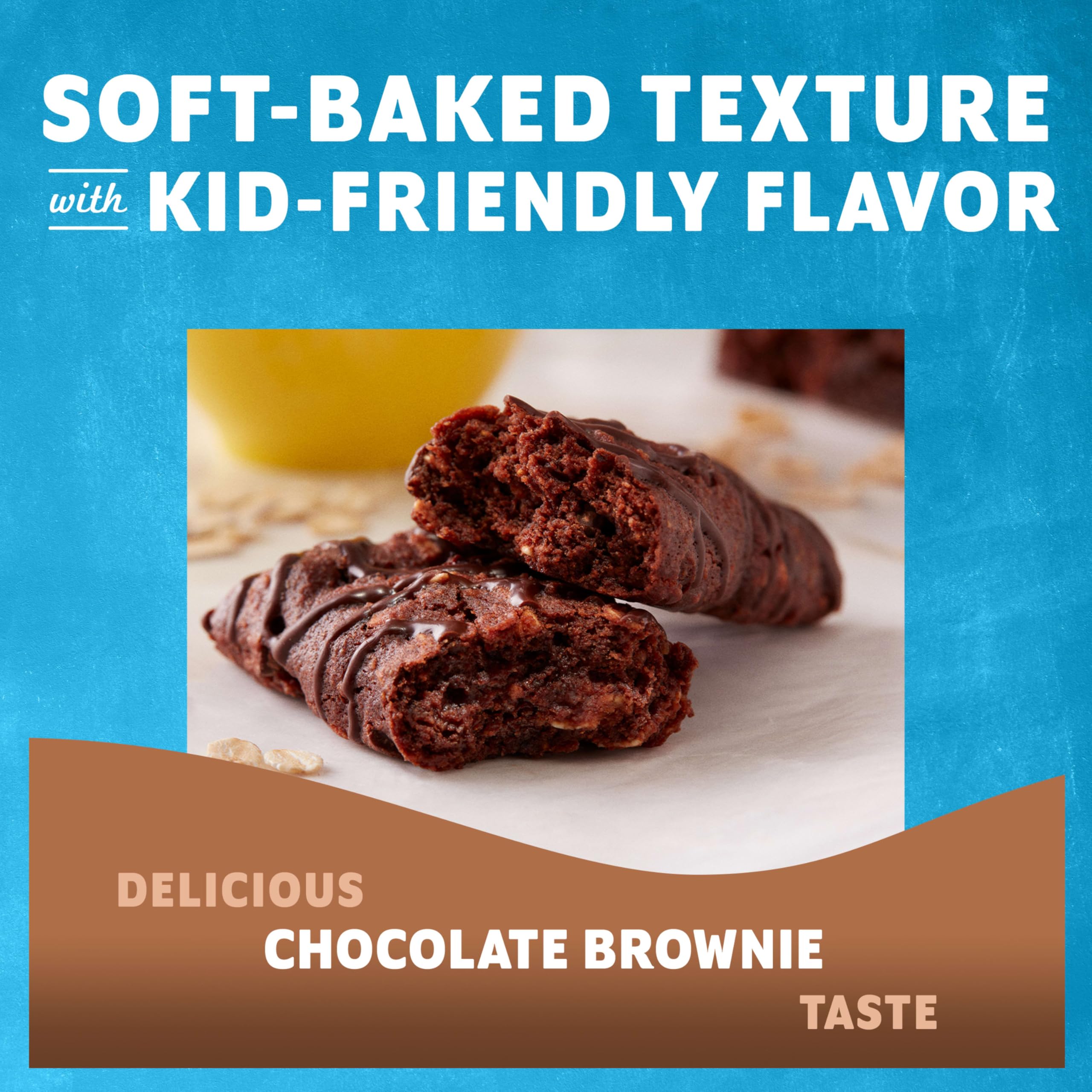 Clif Kid Zbar bar cross-section revealing whole grains and chocolate bits