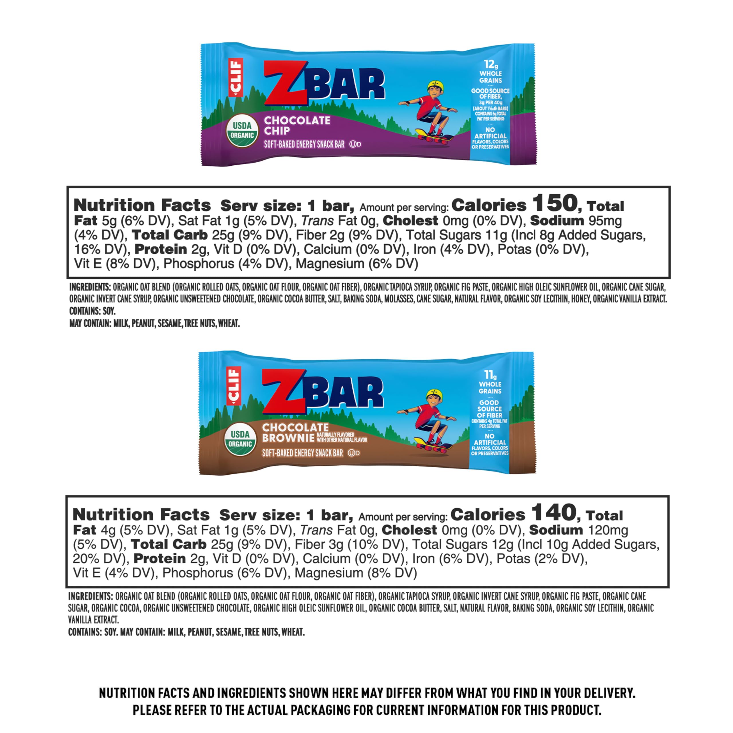 Clif Kid ZBar individually wrapped bar demonstrating easy grab-and-go