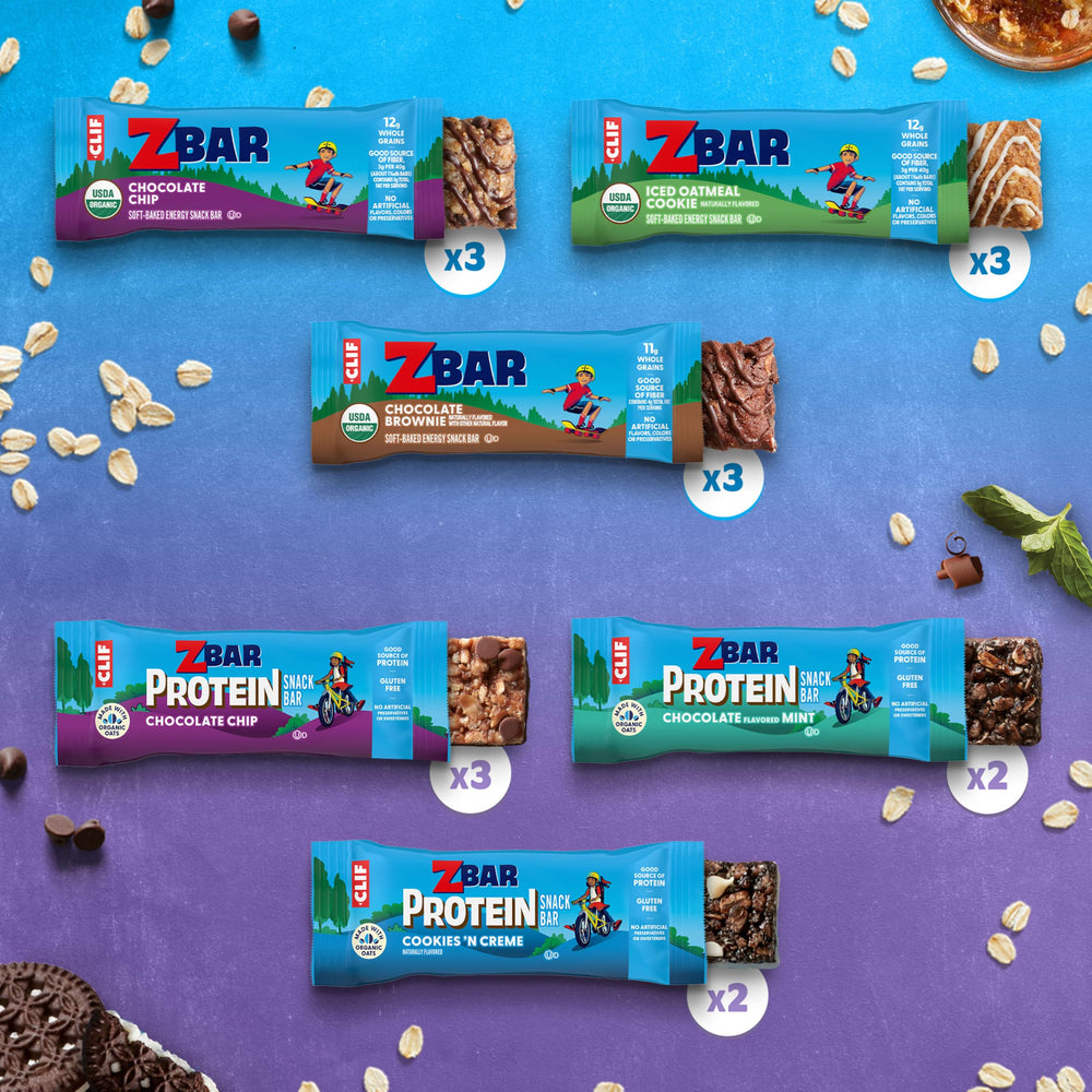 Clif Kid Zbar individually wrapped bars for convenient lunchbox packing benefit