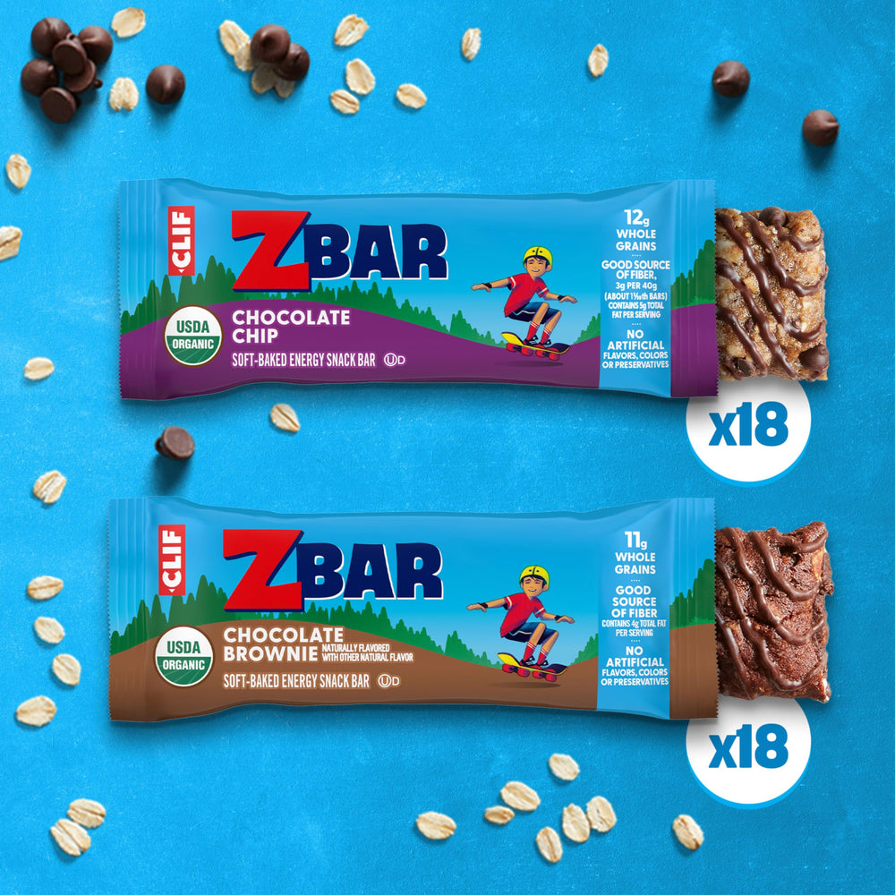 Clif Kid ZBar ingredients label showing organic and Non-GMO details