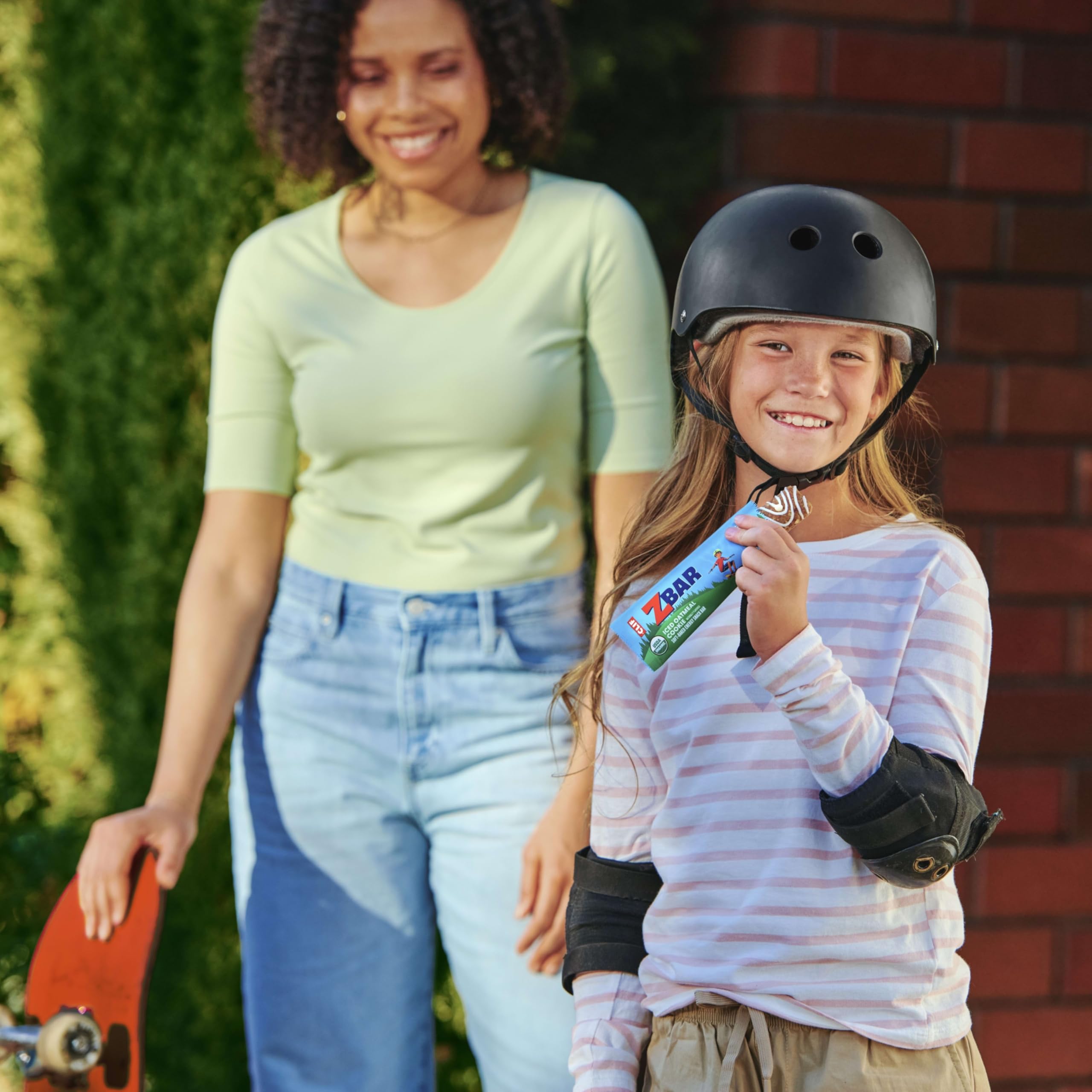 Clif Kid Zbar nutrition label and certification badges for ingredient transparency