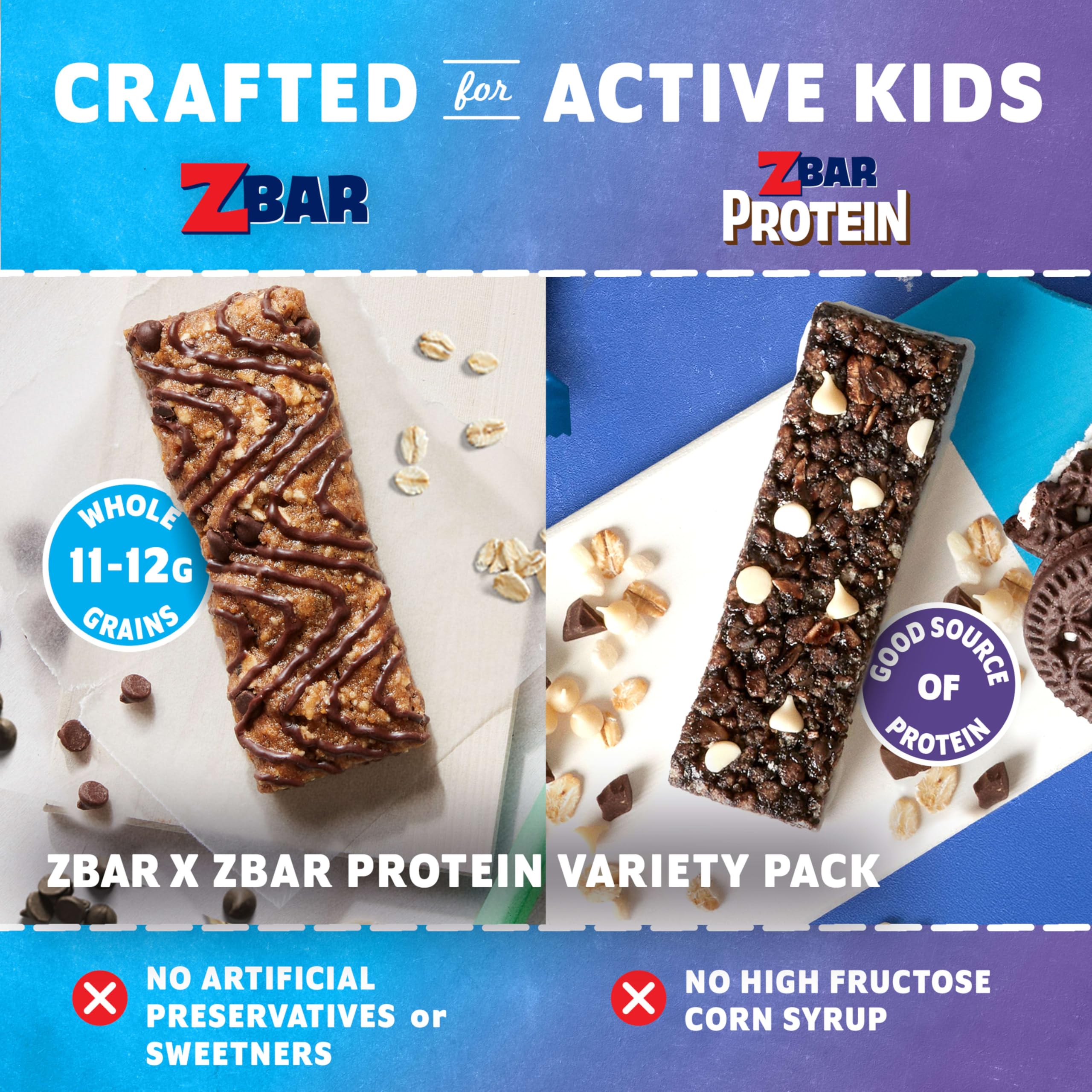 Clif Kid Zbar next to a ruler for size comparison and portion control benefit