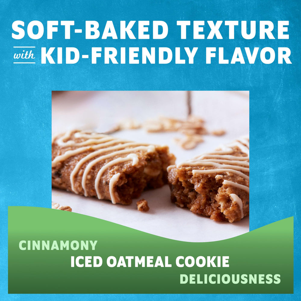 Clif Kid Zbar oat texture detail showing whole grain oats benefit