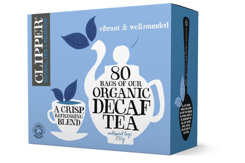 Clipper Tea front packaging showing box and eco-friendly benefits for conscious brewing