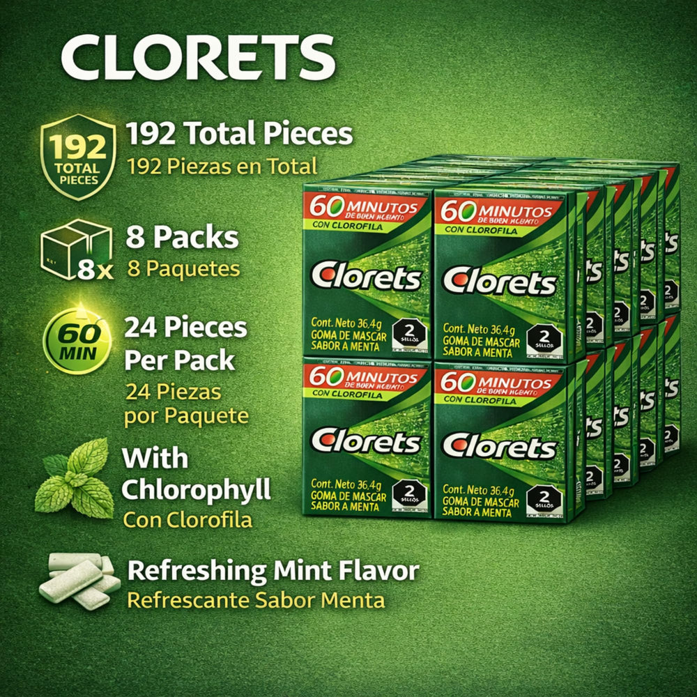 Five Brothers Products Clorets pack in hand for scale and easy portability benefit