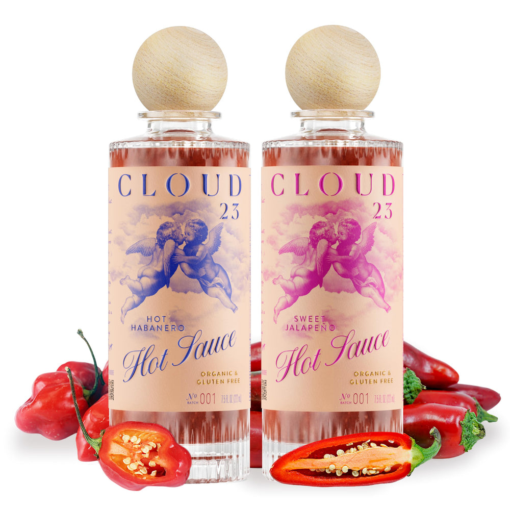 Cloud23 front packaging showing two 7.5 oz bottles and clear branding benefit versatility