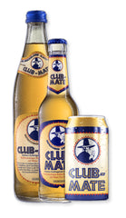 Club-Mate can in hand for size comparison and portable energy benefit
