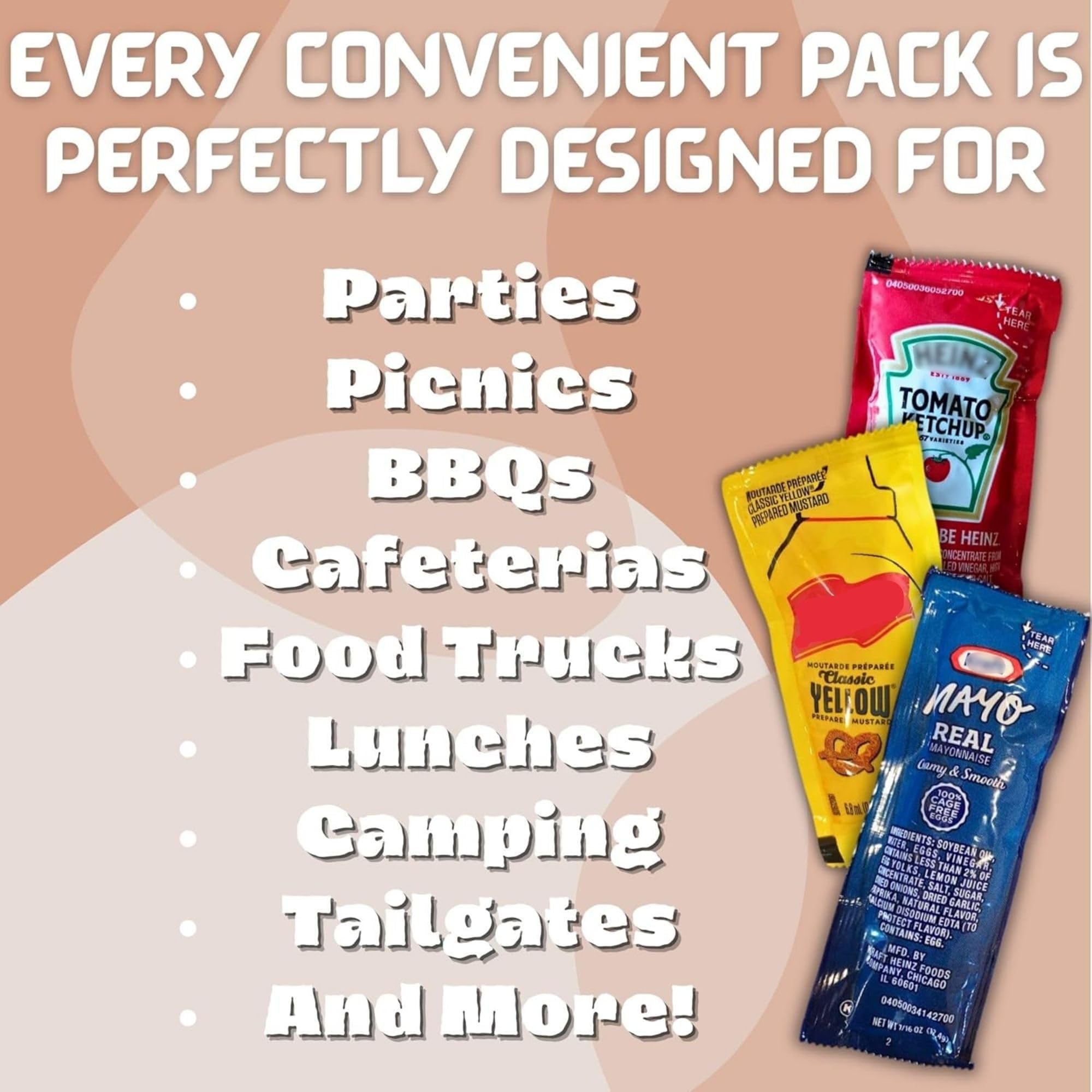 CMC Products open packet dispensing ketchup for mess-free application benefit