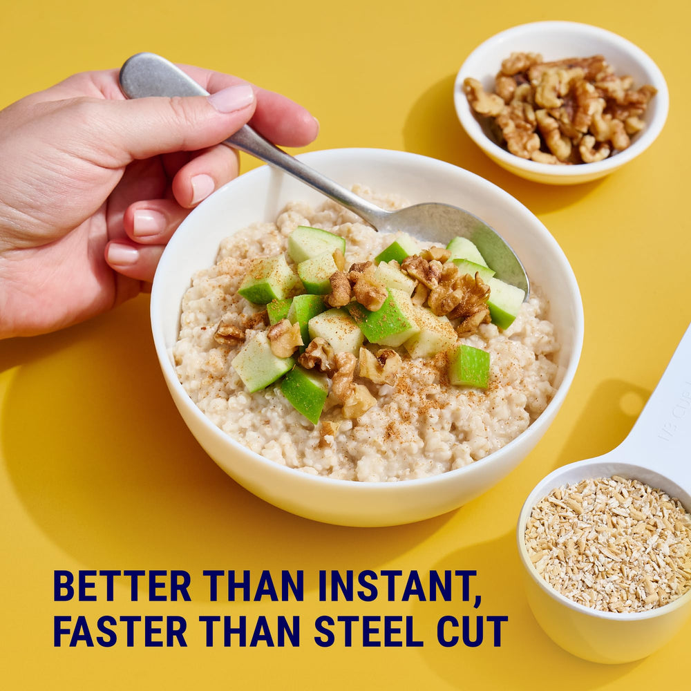 COACH'S OATS spoonful of dry oats demonstrating portion control benefit