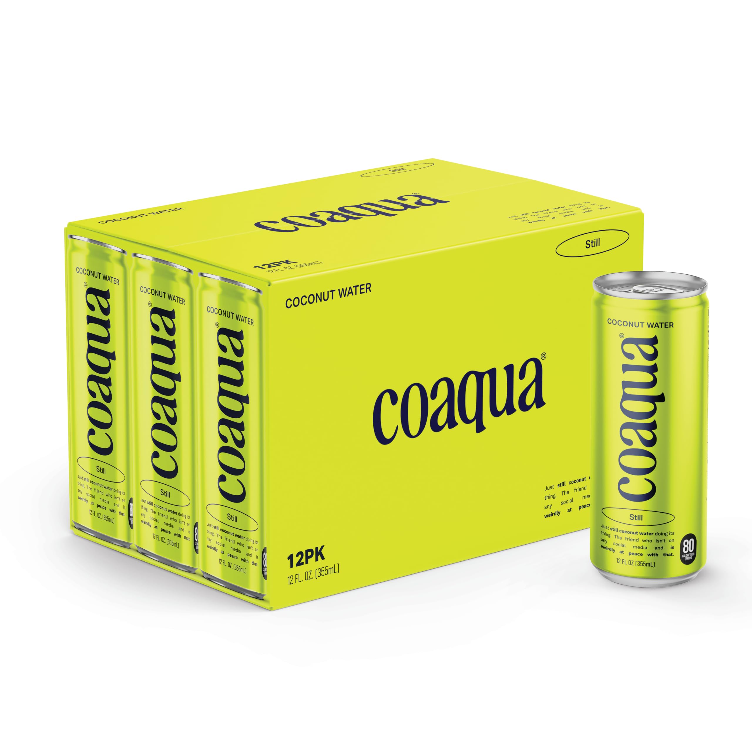 Close-up of CoAqua coconut water texture emphasizing clean taste and electrolyte benefit