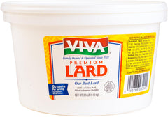 Coast Packing Co VIVA lard front packaging shows brand and 2.5 lb weight benefit