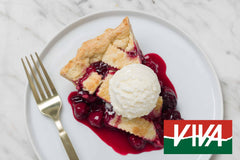 Coast Packing Co VIVA lard used in pie crust prep creating flaky layers and golden edges