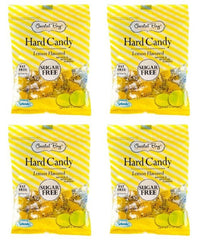 Coastal Bay front packaging with four 12-ounce sugar-free lemon bags for convenient sharing