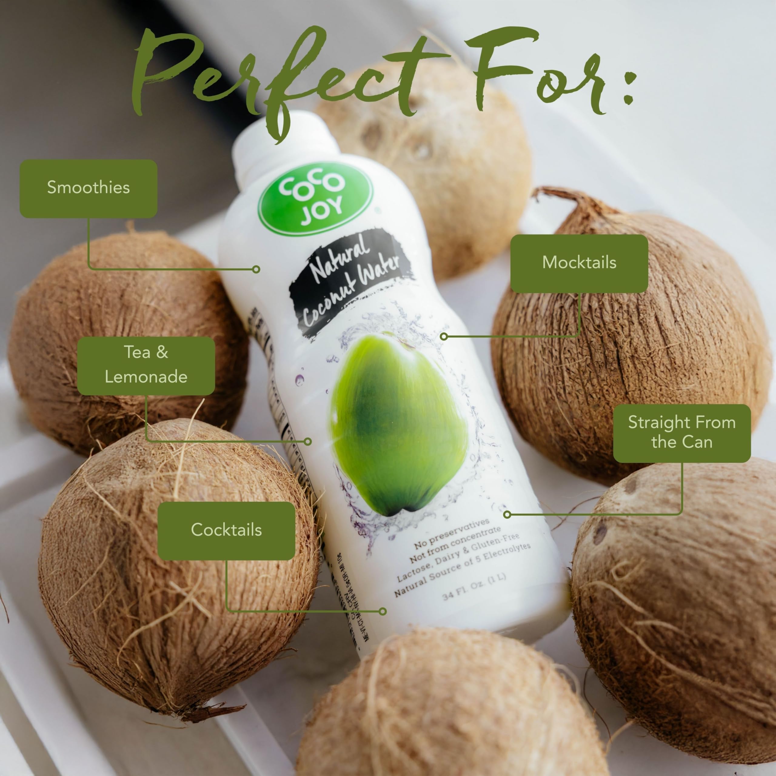 CoCo Joy ingredient label showing natural ingredients and transparency benefit