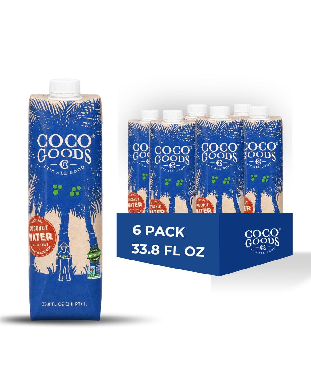 CocoGoodsCo front packaging showing single-origin Ben Tre benefit