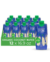 CocoGoodsCo front packaging showing organic single-origin bottle and clear branding benefit clarity