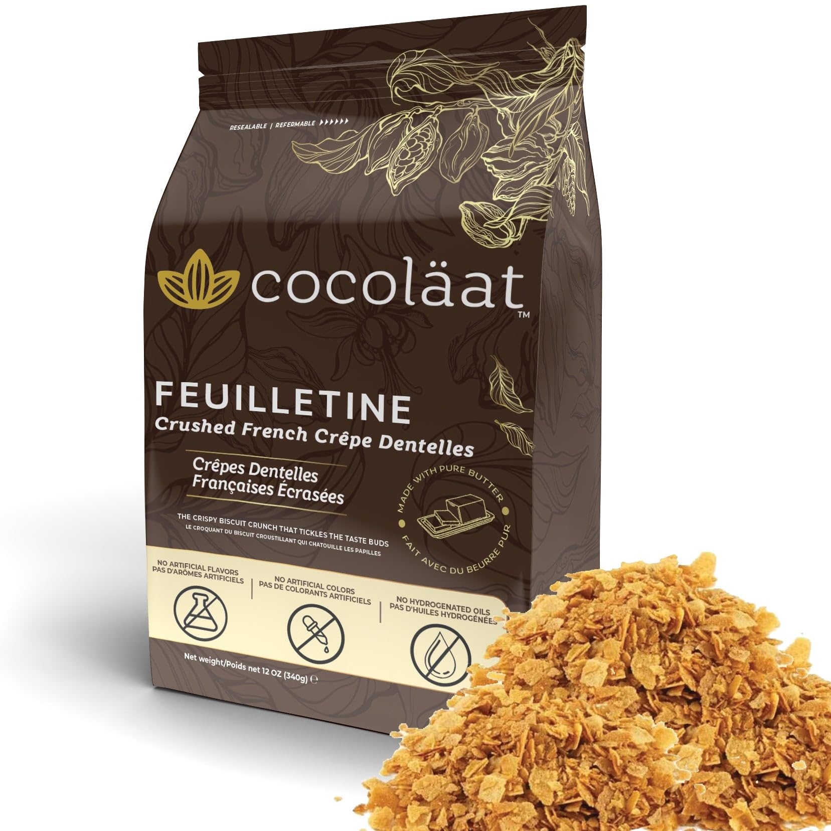 cocolaat front pouch showing resealable packaging and premium look