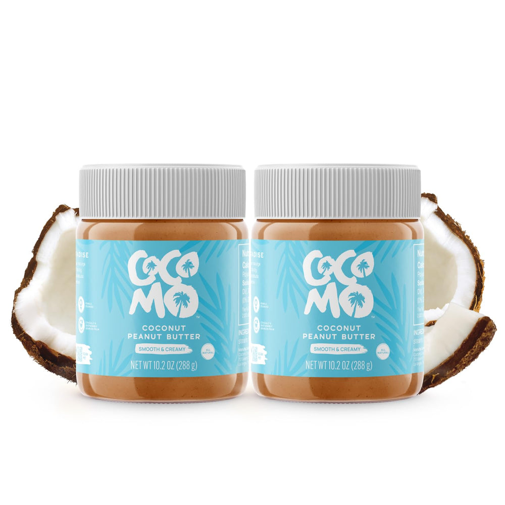 COCOMO front packaging two-pack showing jars and brand for simple pantry storage
