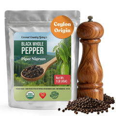 Coconut Country Living front packaging showing 16 oz bag and organic seal for freshness