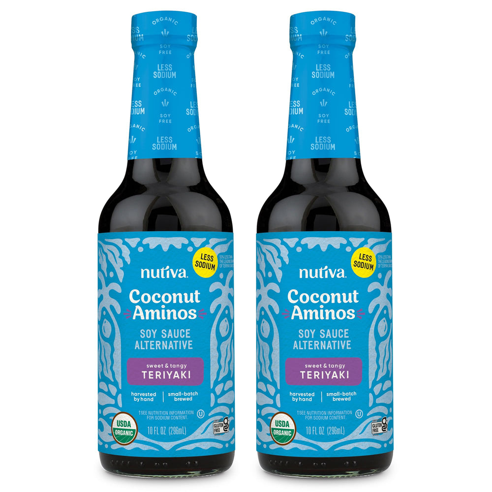 Coconut Secret front bottle view showing label and organic gluten-free benefit