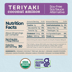 Coconut Secret used as glaze on grilled salmon demonstrating savory teriyaki finish