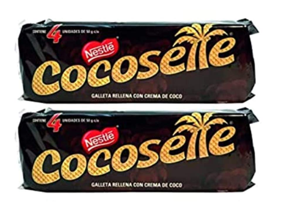 Cocosette front packaging showing 8-pack and coconut flavor, inviting quick snack