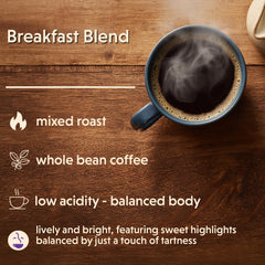 Coffee Bean Direct close-up whole beans highlighting roast texture and aroma
