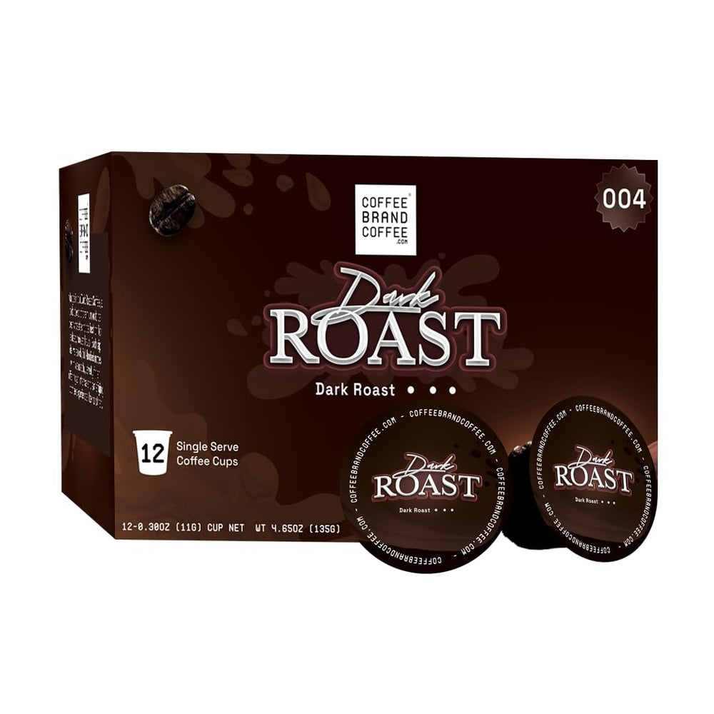 Coffee Brand Coffee front box showing 12-count pods and freshness seal benefit