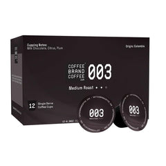 Coffee Brand Coffee front packaging showing 12-pack and compatible convenience