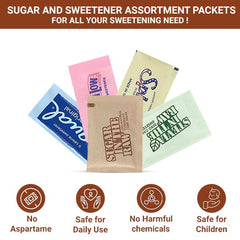 Coffee Gift Favorite contents spread with poly bag noting protective shipping and bulk value