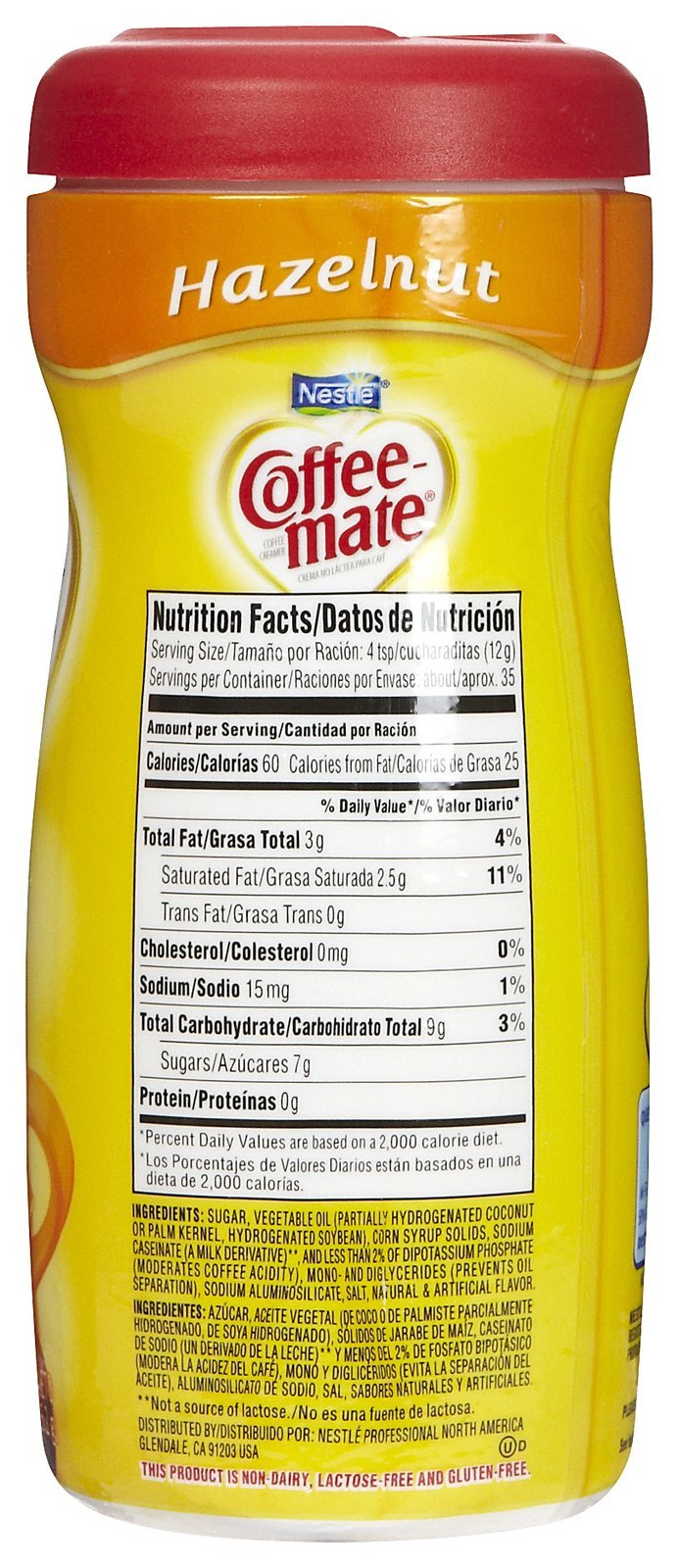 Coffee-mate pouring creamer into coffee with visible creamy texture and quick dissolution