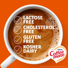 Close-up of Coffee mate powder texture illustrating smooth, fast-dissolving blend