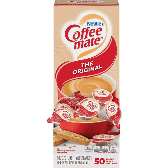 Coffee Mate Original Liquid Singles — 50-count