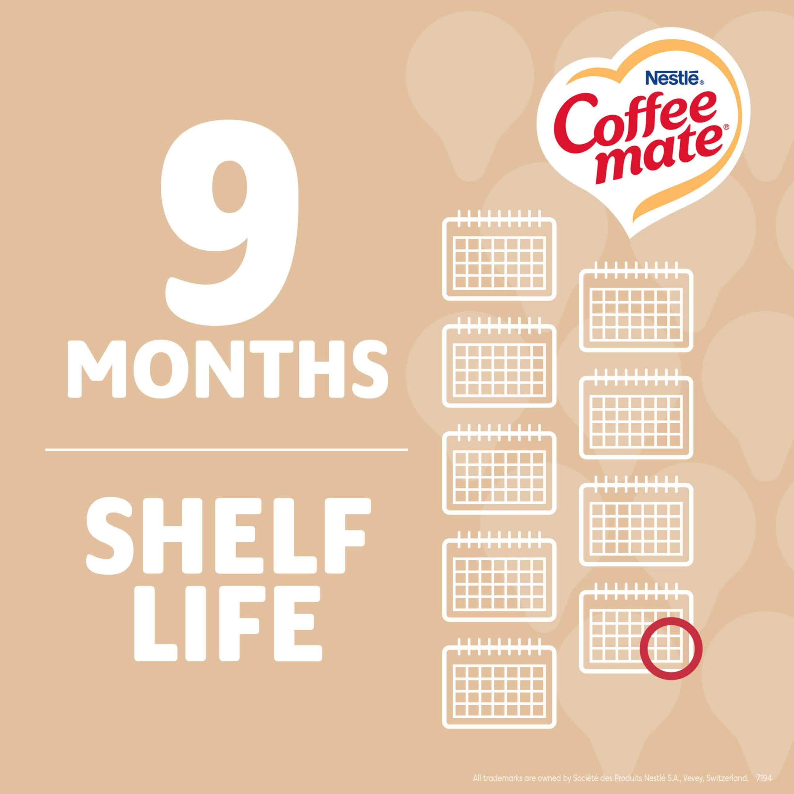 Coffee Mate single near mug for scale and portion clarity