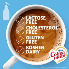 Texture close-up of Coffee Mate concentrate showing creamy consistency benefit