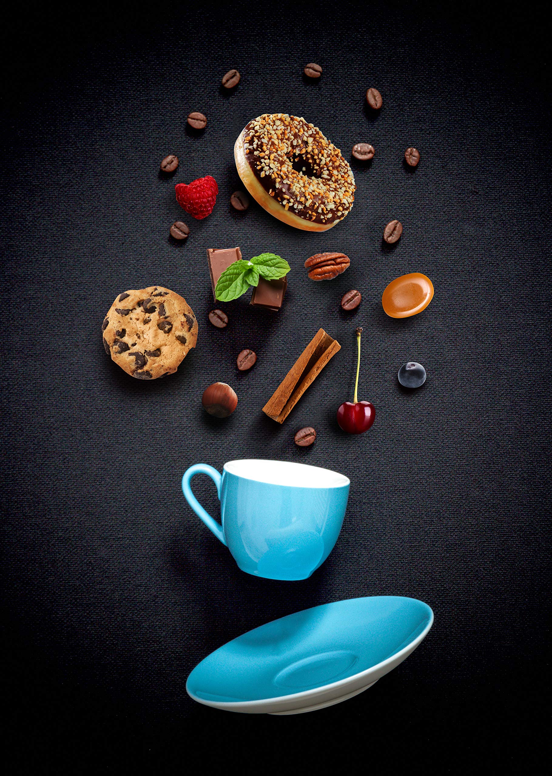 Coffee Pod Variety Packs on breakfast table offering guests multiple flavor choices