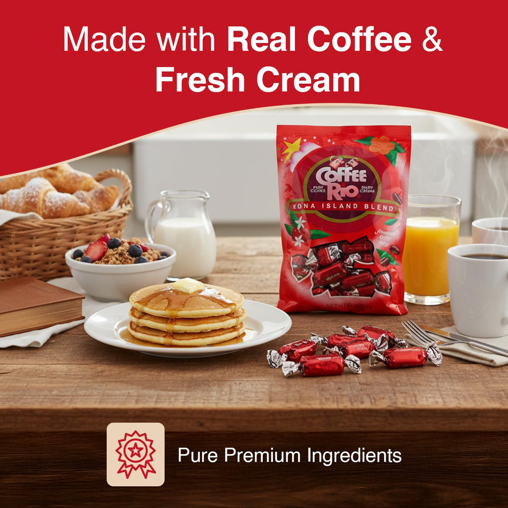 Coffee Rio product label with kosher certification visible for dietary assurance